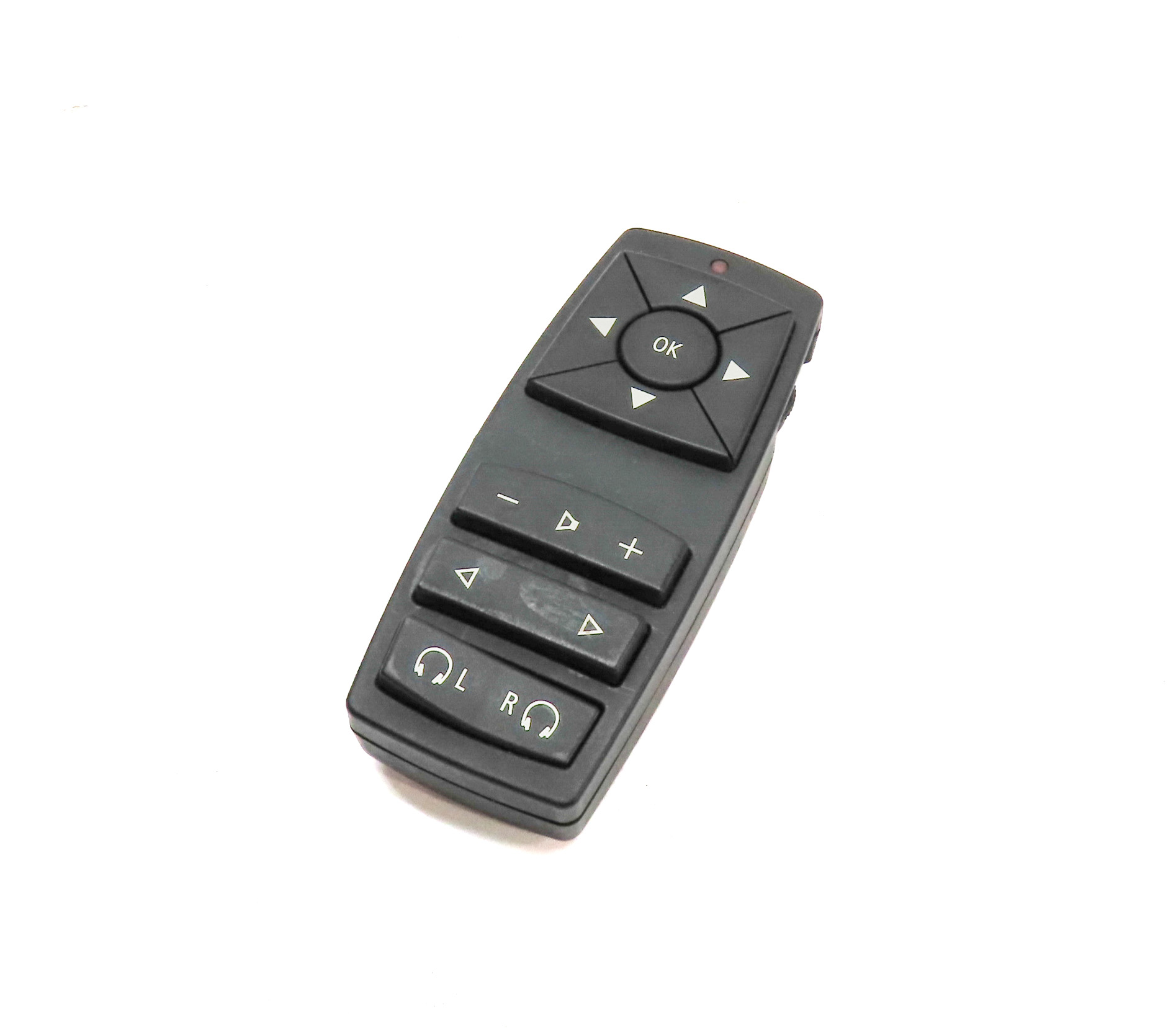 2007 BMW X5 (E70) REAR ENTERTAINMENT DVD SYSTEM HEADPHONE REMOTE CONTROL — exact item pictured